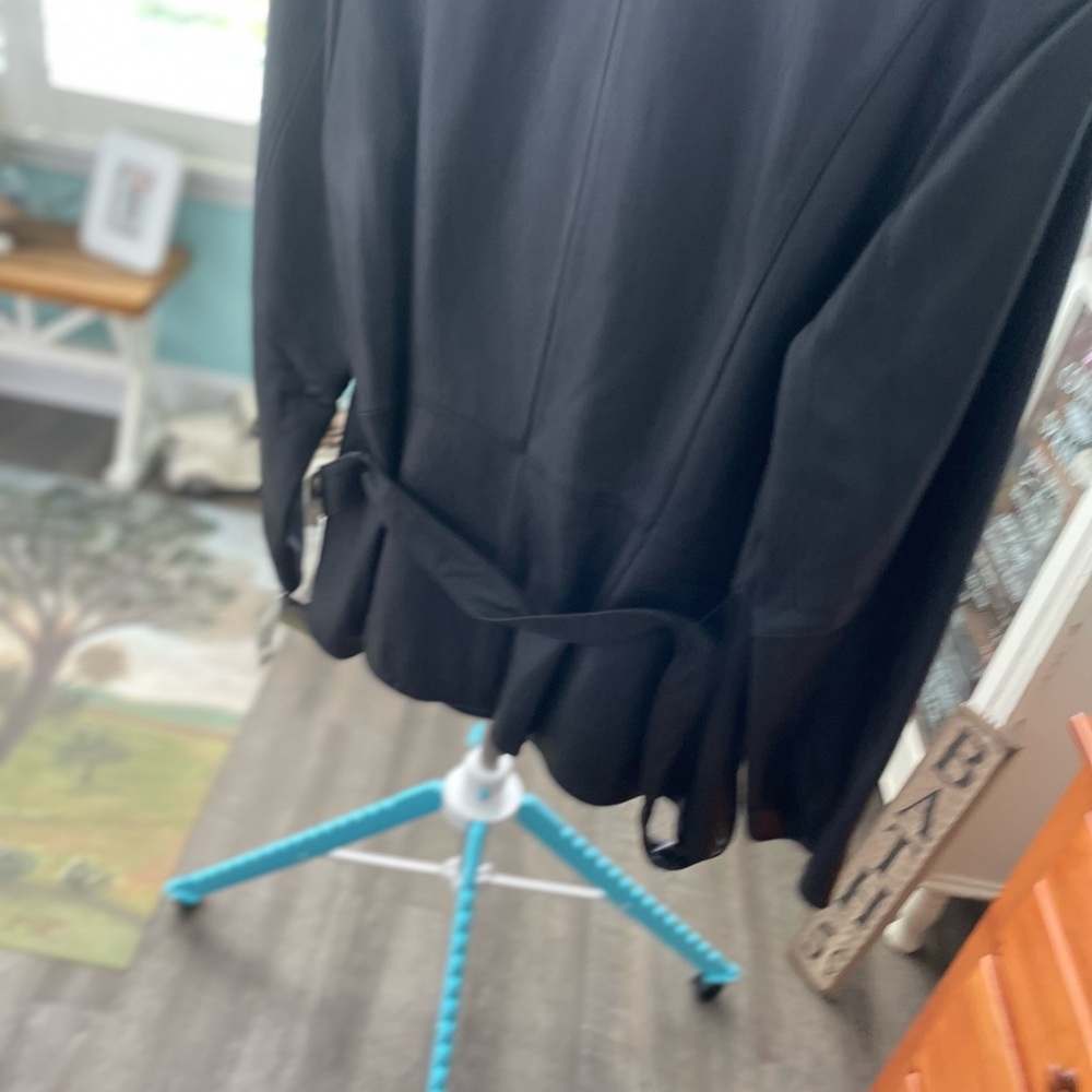 Sophisticated Black Women's Trench Coat